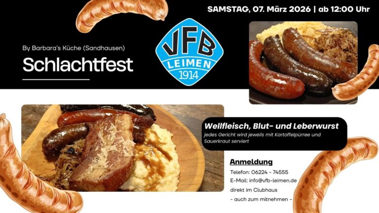 Foto Schlachtfest VfB Leimen